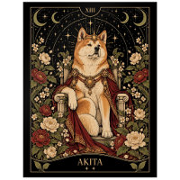 Akita, Starlit Tarot Art
