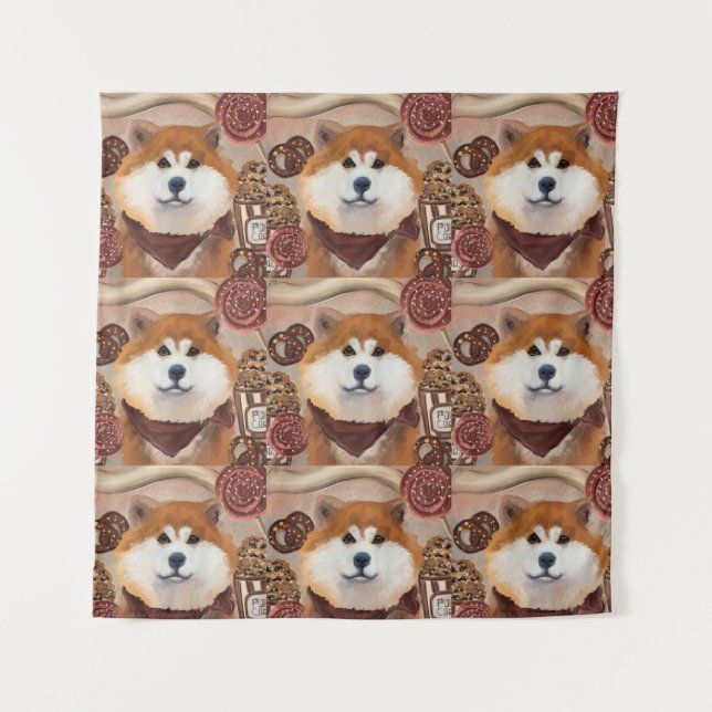 AKITA        TAPESTRY (Front)