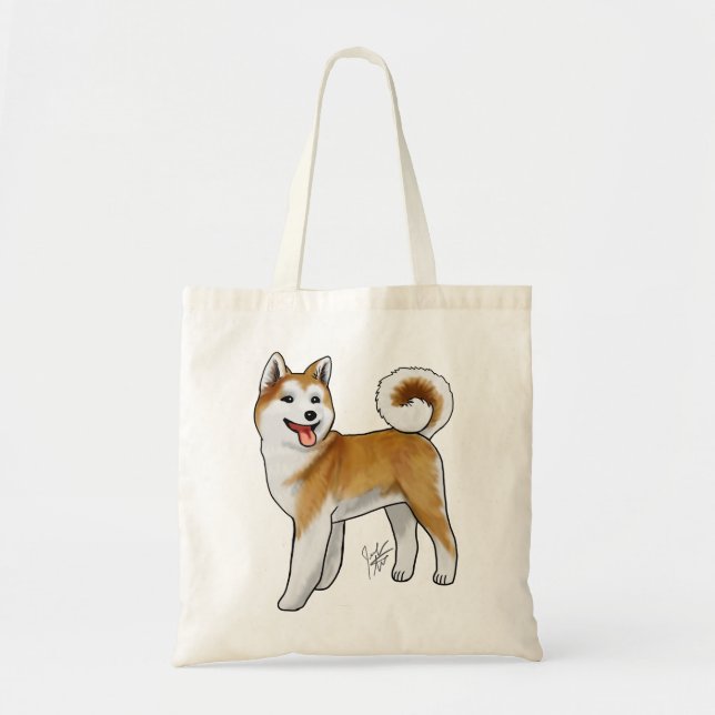 Akita Tote Bag (Front)