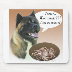 Akita Turkey Mouse Mat
