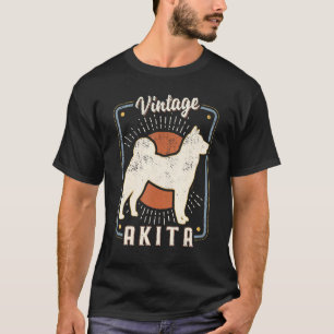 Akita Vintage Retro Classic Dog Love 1 T-Shirt