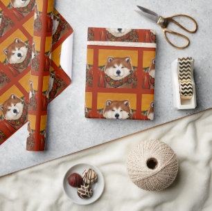 AKITA WRAPPING PAPER