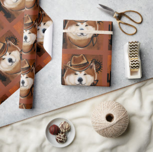 AKITA WRAPPING PAPER