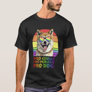 Akitas Pro Choice Pro Feminism Pro Dogs Lgbtq Femi T-Shirt