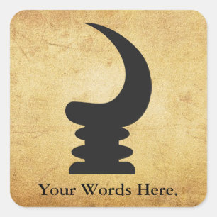 AKOBEN   War Horn   Symbol Of Vigilance Square Sticker