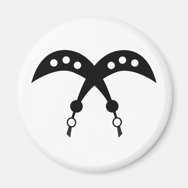 AKOFENA | Adinkra Symbol of Courage and Valour Magnet (Front)