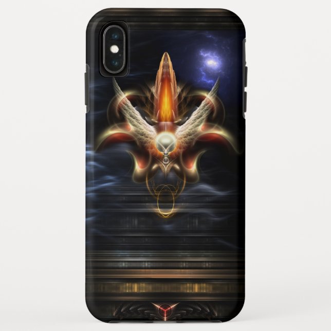 Akrellian Torch Fire Portrait Case-Mate iPhone Case (Back)
