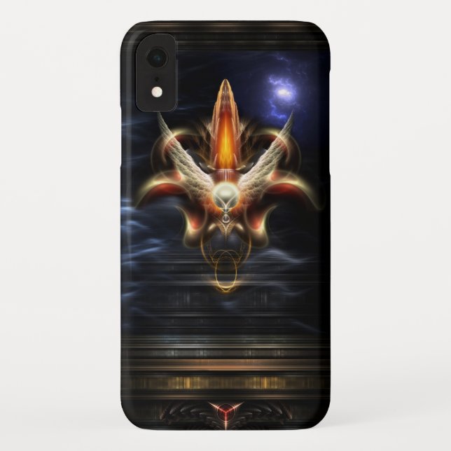 Akrellian Torch Fire Portrait Case-Mate iPhone Case (Back)
