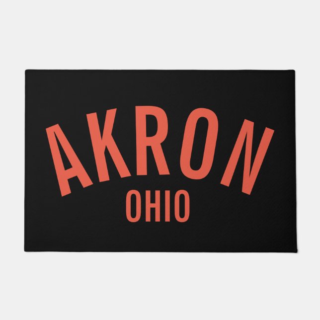 Akron, Ohio Doormat (Front)