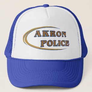 Akron Ohio Police Department Hat. Trucker Hat