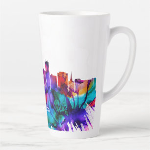 Akron Skyline Latte Mug
