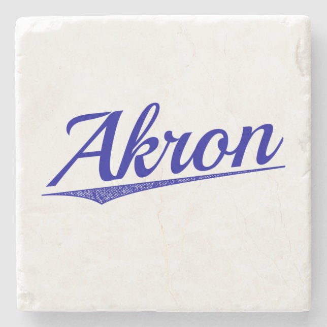 Akron Stone Coaster (Front)