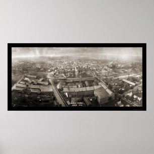 Akron Works Ohio Photo 1907 Poster