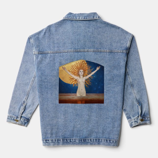 Akseli Gallen-Kallela - Ad Astra Denim Jacket (Back)