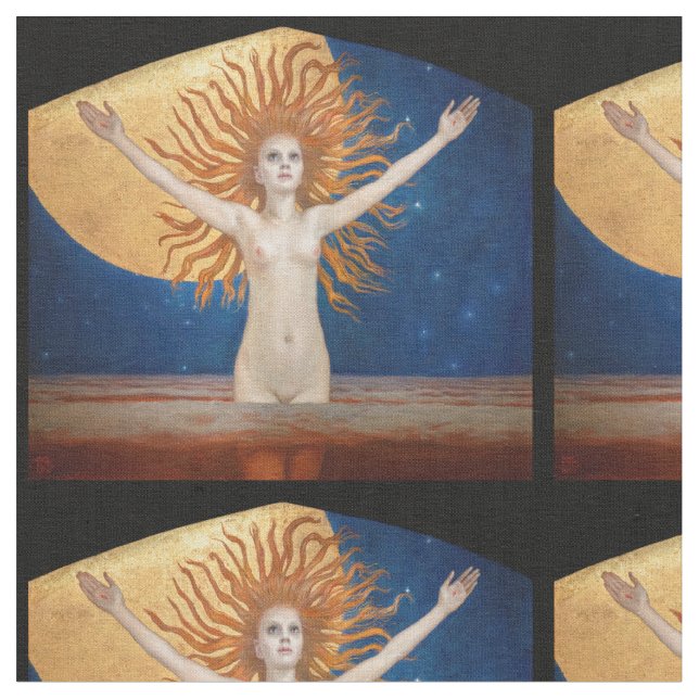 Akseli Gallen-Kallela - Ad Astra Fabric (Close Up)