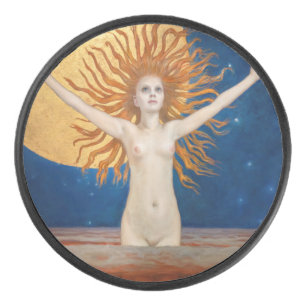 Akseli Gallen-Kallela - Ad Astra Hockey Puck