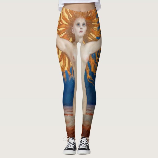 Akseli Gallen-Kallela - Ad Astra Leggings (Front)