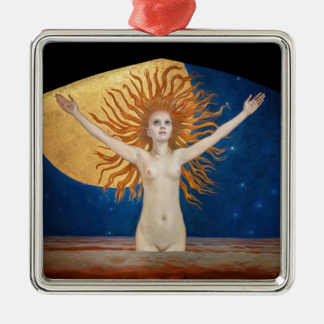 Akseli Gallen-Kallela - Ad Astra Metal Tree Decoration (Front)