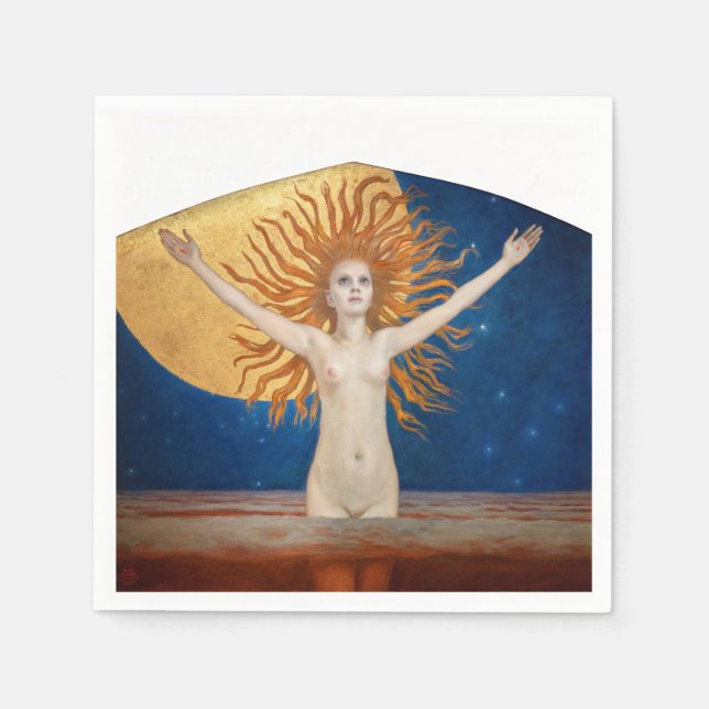 Akseli Gallen-Kallela - Ad Astra Napkin (Front)