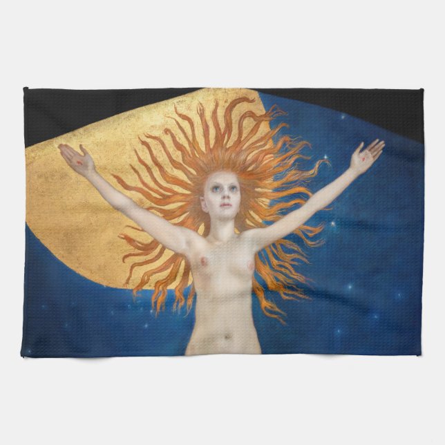 Akseli Gallen-Kallela - Ad Astra Tea Towel (Horizontal)