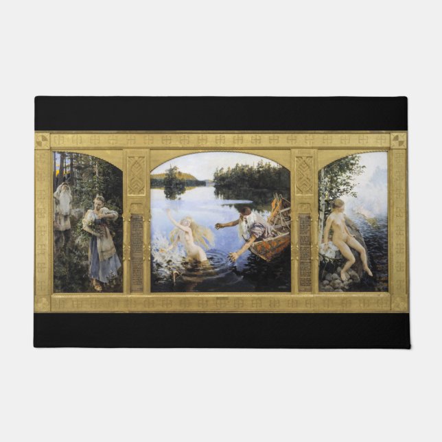 Akseli Gallen-Kallela - Aino Myth Doormat (Front)