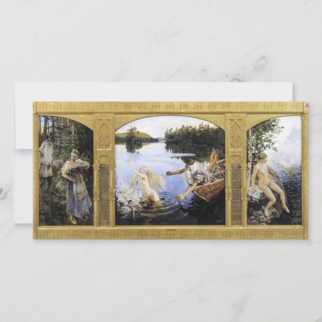 Akseli Gallen-Kallela - Aino Myth Thank You Card (Front)