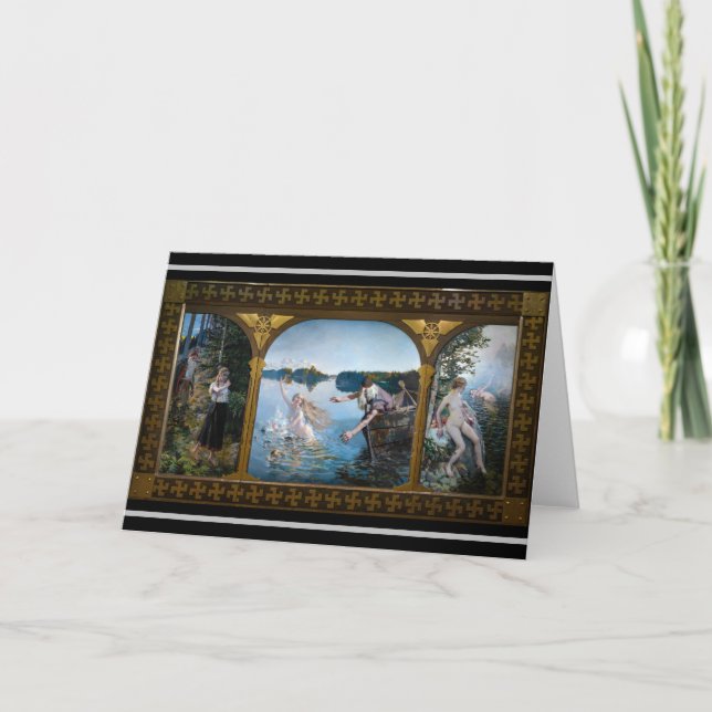 Akseli Gallen-Kallela - Aino Triptych Card (Front)