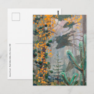 Akseli Gallen-Kallela - Autumn Forest Postcard