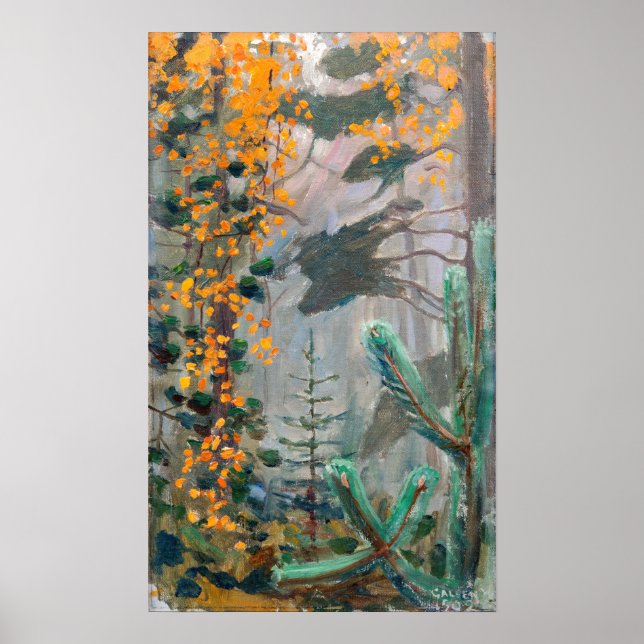 Akseli Gallen-Kallela - Autumn Forest Poster (Front)