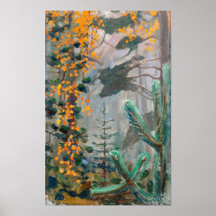 Akseli Gallen-Kallela - Autumn Forest Poster