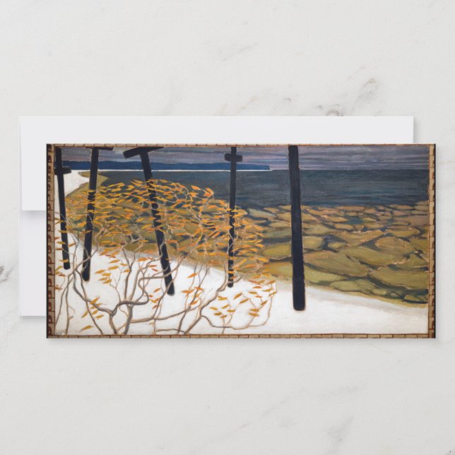 Akseli Gallen-Kallela - Autumn Thank You Card (Front)