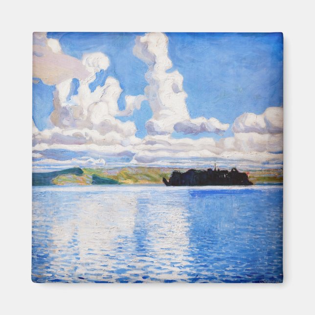 Akseli Gallen-Kallela - Cloud Towers Magnet (Front)