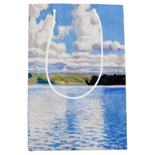 Akseli Gallen-Kallela - Cloud Towers Medium Gift Bag