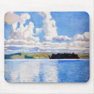 Akseli Gallen-Kallela - Cloud Towers Mouse Mat
