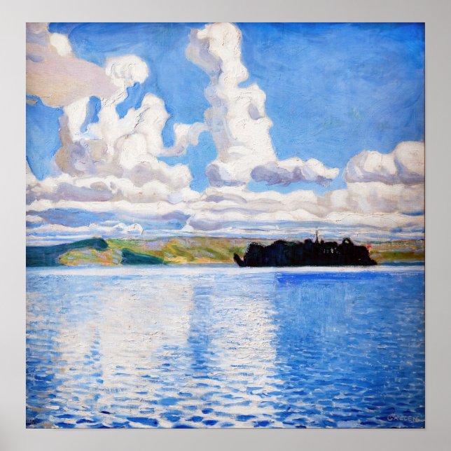 Akseli Gallen-Kallela - Cloud Towers Poster (Front)