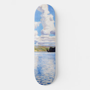 Akseli Gallen-Kallela - Cloud Towers Skateboard