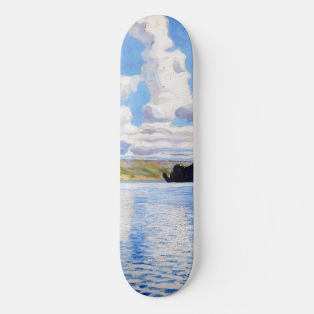 Akseli Gallen-Kallela - Cloud Towers Skateboard (Front)