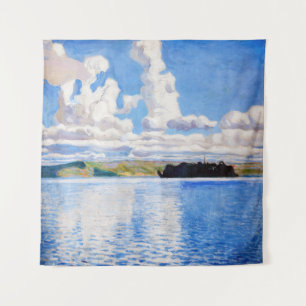 Akseli Gallen-Kallela - Cloud Towers Tapestry