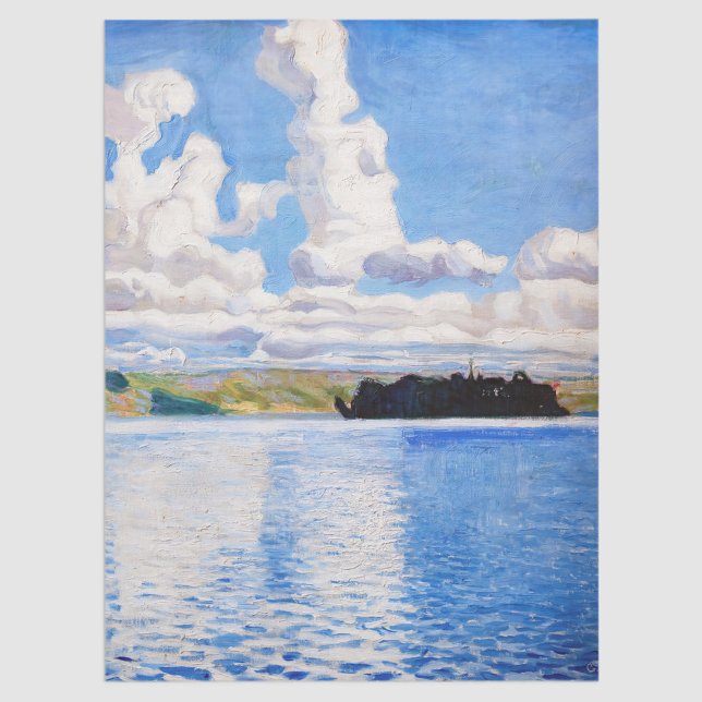 Akseli Gallen-Kallela - Cloud Towers Tissue Paper (Creator Uploaded)