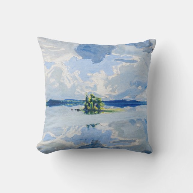 Akseli Gallen-Kallela - Clouds above a Lake Cushion (Front)