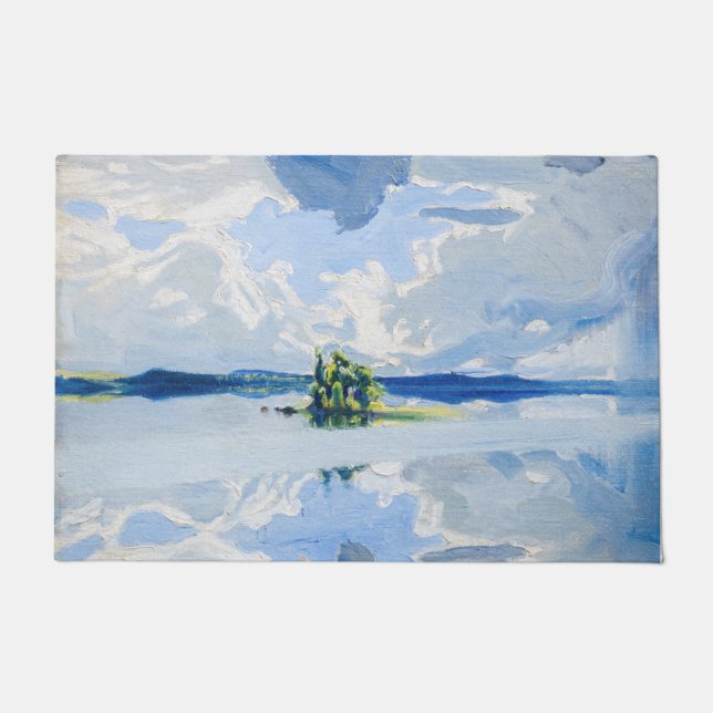 Akseli Gallen-Kallela - Clouds above a Lake Doormat (Front)