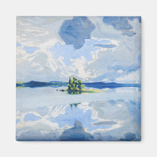 Akseli Gallen-Kallela - Clouds above a Lake Magnet