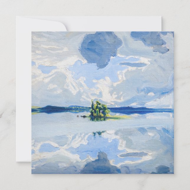 Akseli Gallen-Kallela - Clouds above a Lake Thank You Card (Front)