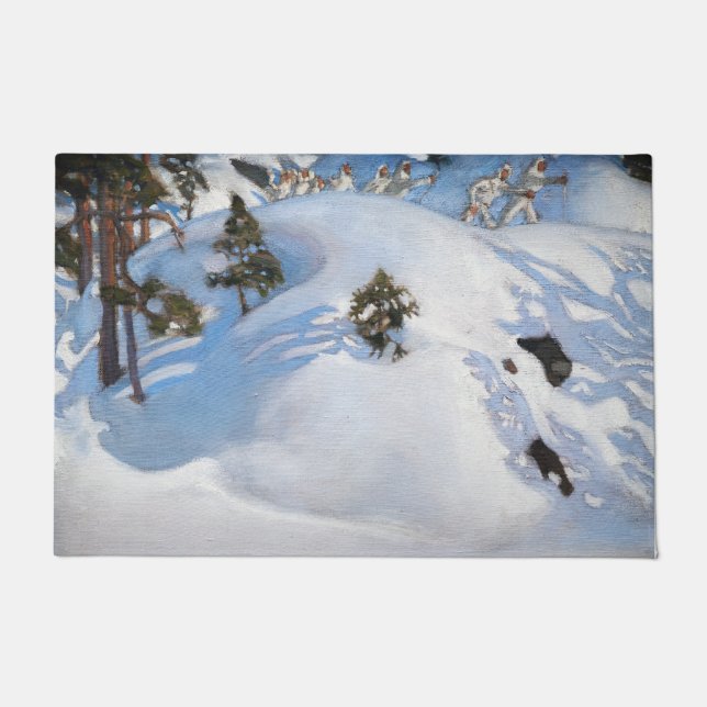 Akseli Gallen-Kallela - February Vision Doormat (Front)