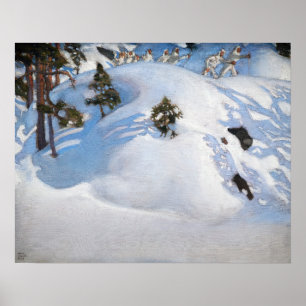 Akseli Gallen-Kallela - February Vision Poster