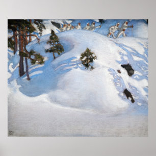 Akseli Gallen-Kallela - February Vision Poster
