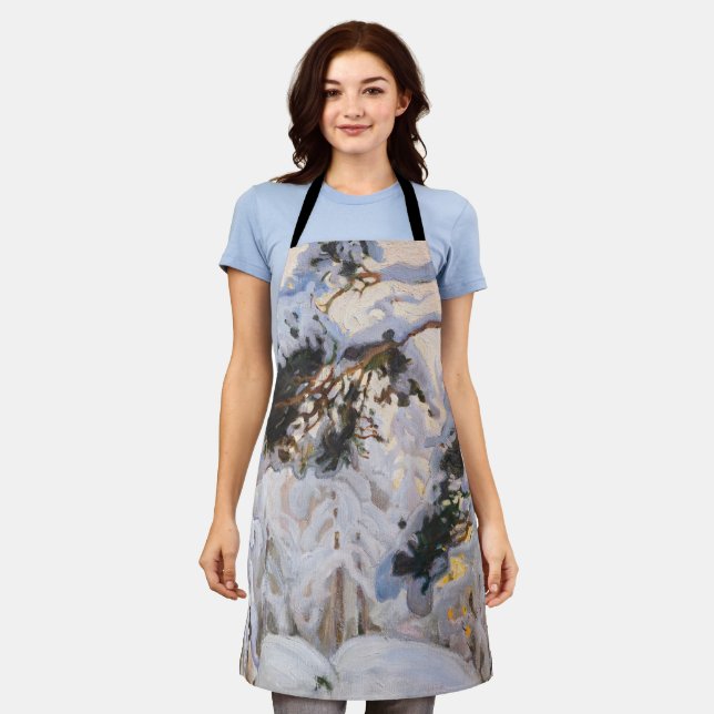 Akseli Gallen-Kallela - Forest in Winter Apron (Worn)