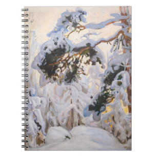 Akseli Gallen-Kallela - Forest in Winter Notebook