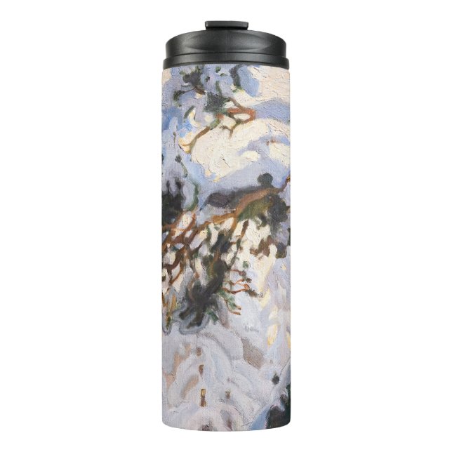 Akseli Gallen-Kallela - Forest in Winter Thermal Tumbler (Front)