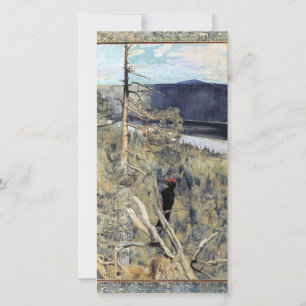 Akseli Gallen-Kallela - Great Black Woodpecker Thank You Card